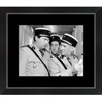 Affiche encadrée Le Gendarme de St Tropez - Funes Galabru Lefebvre - 24x30 cm (Cadre Tucson)
